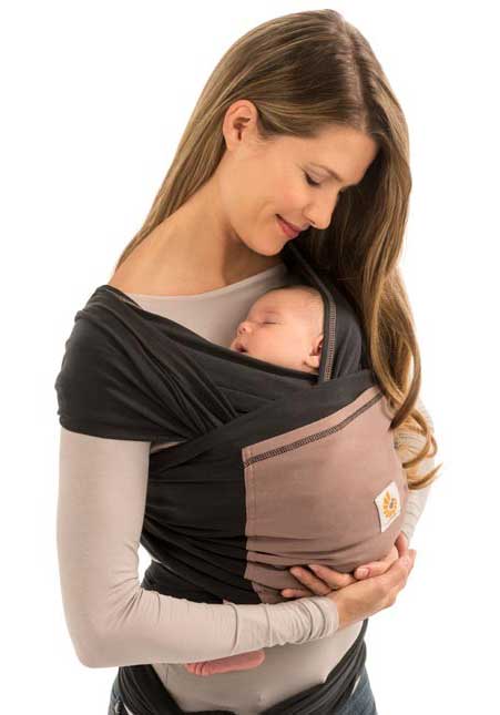 Marsupio Ergonomico SUNVENO Per Bambini 0-20 Kg - Con Cintura Regolabile, Tasche E Cuscino Riduttore Stress, Colore Grigio