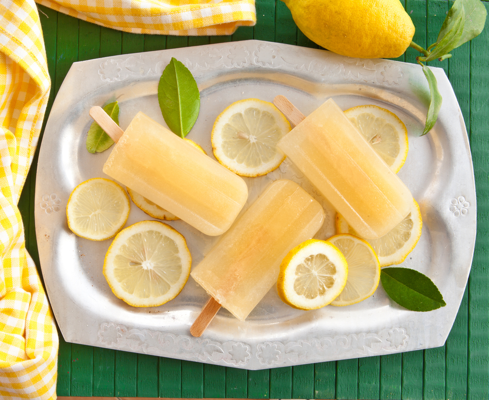 Ghiaccioli al limone fatti in casa