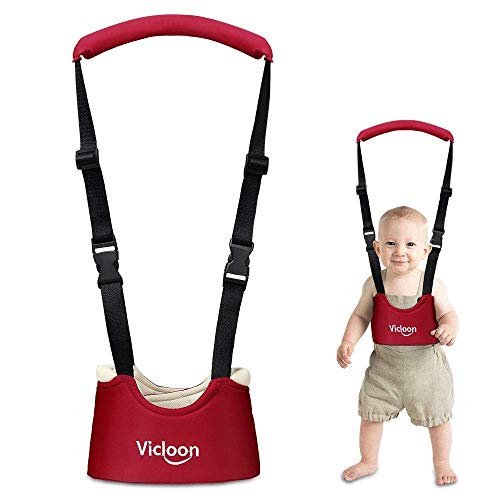 Vicloon Bretelle/Redini Primi Passi, Bretelle di Sicurezza per Bambino Sostegno Portatile, per Aiutarlo a Camminare Cintura Protettiva