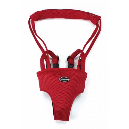 Foppapedretti Imbracatura primi passi Ti-Reggo, Cinture regolabili in tessuto, aiuta bambini durante i suoi primi passi dandogli sicurezza, Rosso
