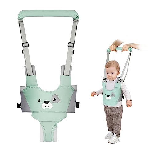 Vicloon Redini Primi Passi, Bretelle di Sicurezza per Bambino, Detachable Camminare Assistente Per Bambino, per Aiutarlo a Camminare Cintura Protettiva Sostegno Portatile (Verde)