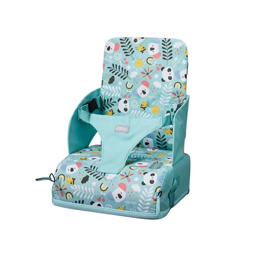Nuby Sedile pieghevole, Facile da riporre in borsa, Schiuma, Impermeabile, 6+ mesi, Panda